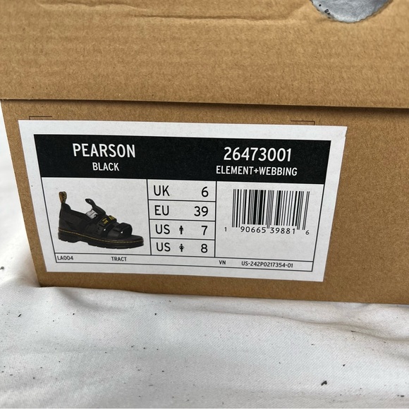 NIB DR MARTENS 8 PEARSON SANDAL - Picture 3 of 7